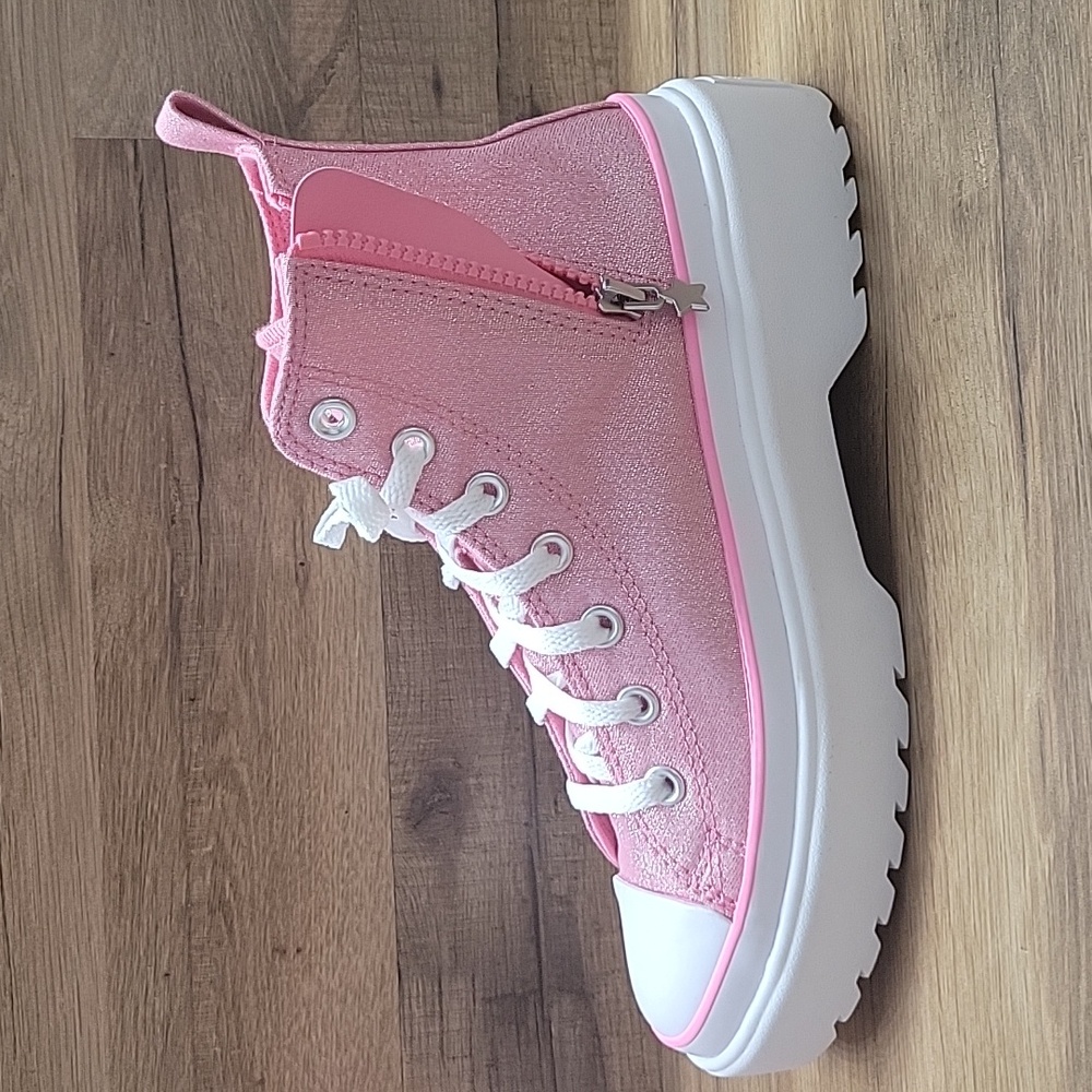 Converse Pink Chuck Taylor High-Tops - Picture 10 of 15